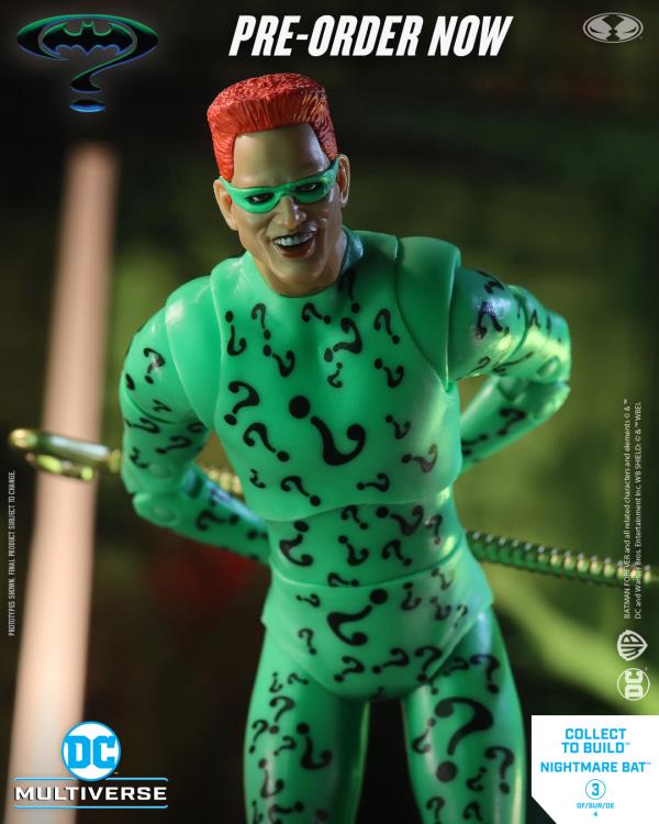 Batman Forever DC Multiverse The Riddler (Collect to Build: Nightmare Bat) image 5