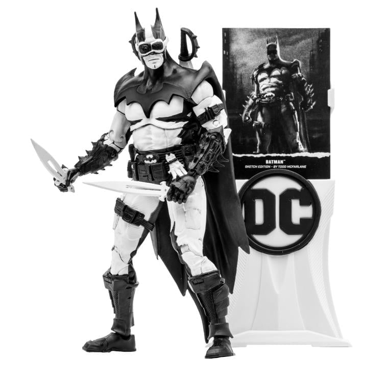 DC Comics DC Multiverse Gold Label Batman Designed by Todd McFarlane (Sketch Edition) Exclusive image 9