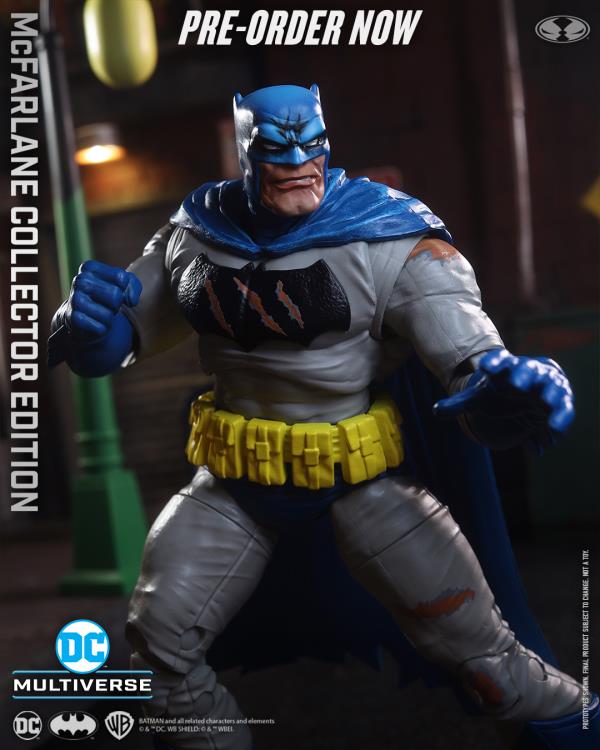 Batman: The Dark Knight Returns DC Multiverse Collector Edition Batman (Battle Damage Blue) image 6