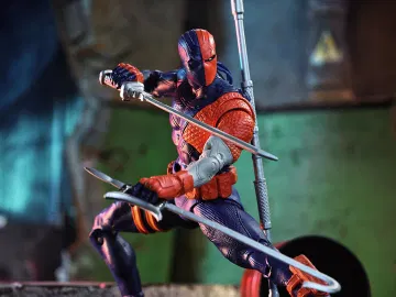 DC Rebirth Page Punchers Deathstroke with Comic