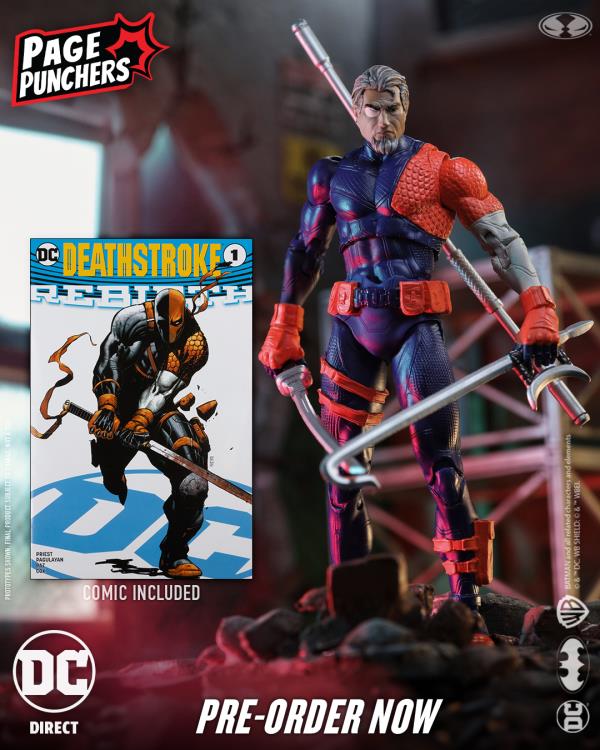 DC Rebirth Page Punchers Deathstroke with Comic image 4