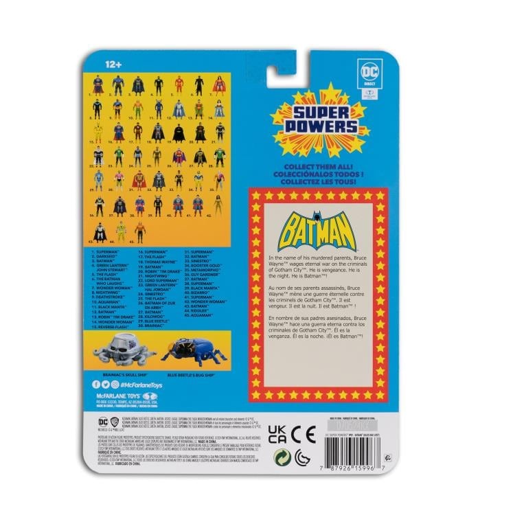 DC Comics DC Super Powers Batman (Black and Grey) image 8