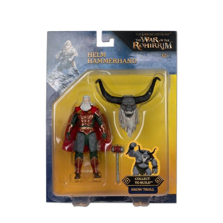 The Lord of the Rings: The War of the Rohirrim 4" Helm Hammerhand (Snow Troll Build-a-Figure) image 8