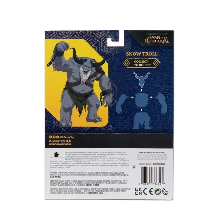 The Lord of the Rings: The War of the Rohirrim 4" Helm Hammerhand (Snow Troll Build-a-Figure) image 9