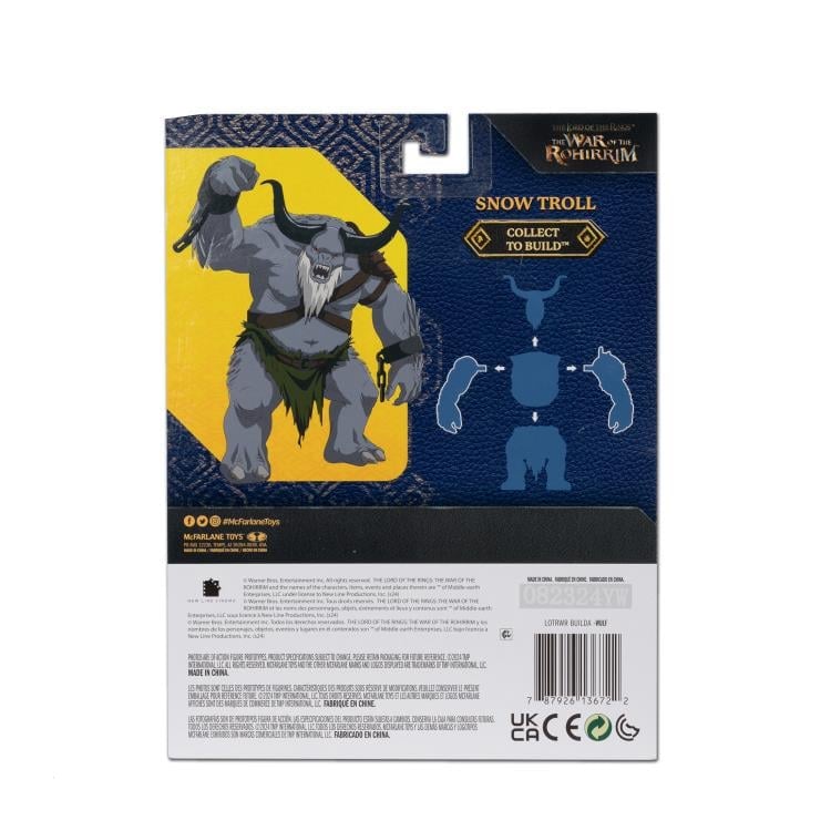 The Lord of the Rings: The War of the Rohirrim 4" Wulf (Snow Troll Build-a-Figure) image 9