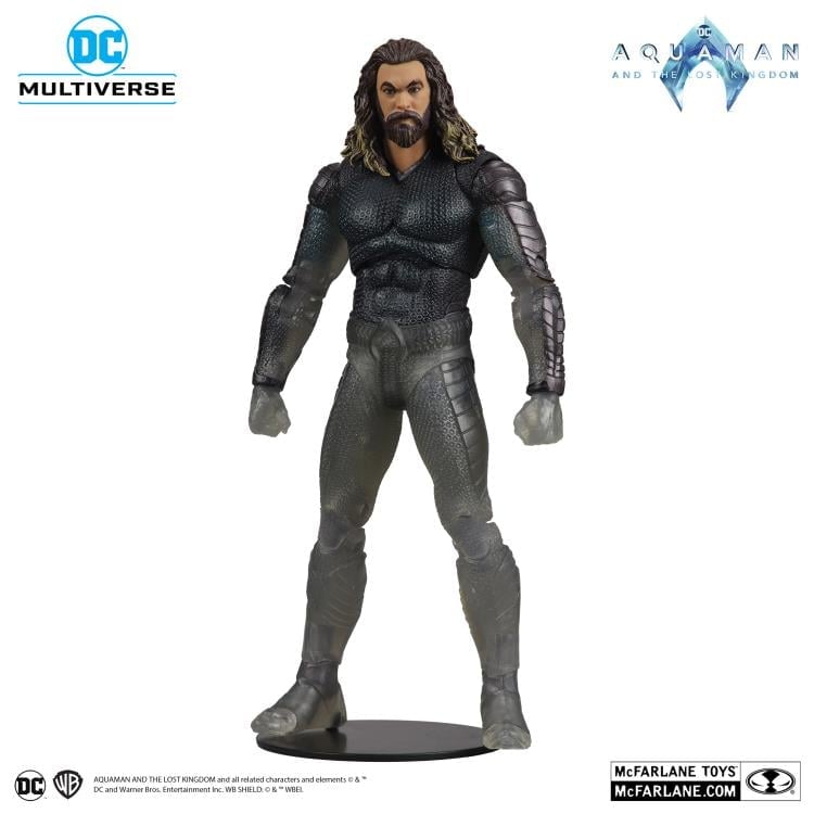 Aquaman and the Lost Kingdom DC Multiverse Gold Label Aquaman (Stealth Suit) with Topo Exclusive image 4