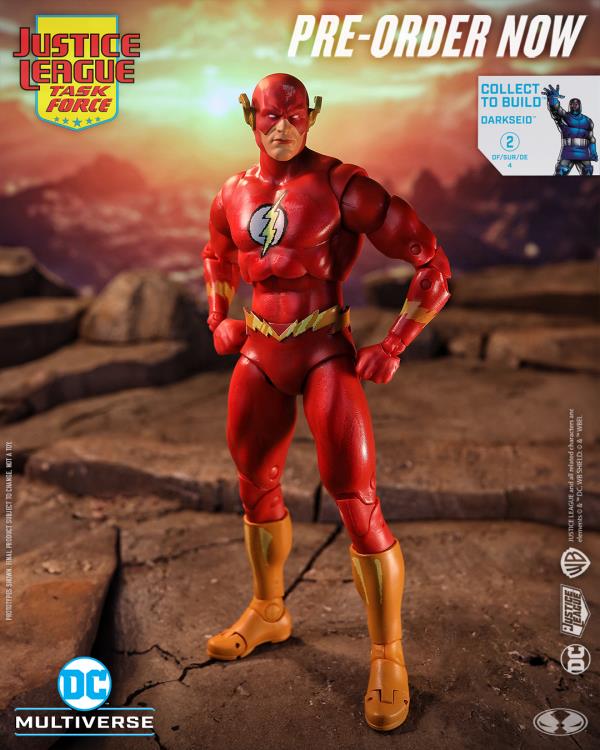 Justice League Task Force DC Multiverse The Flash (Collect to Build: Darkseid) image 3