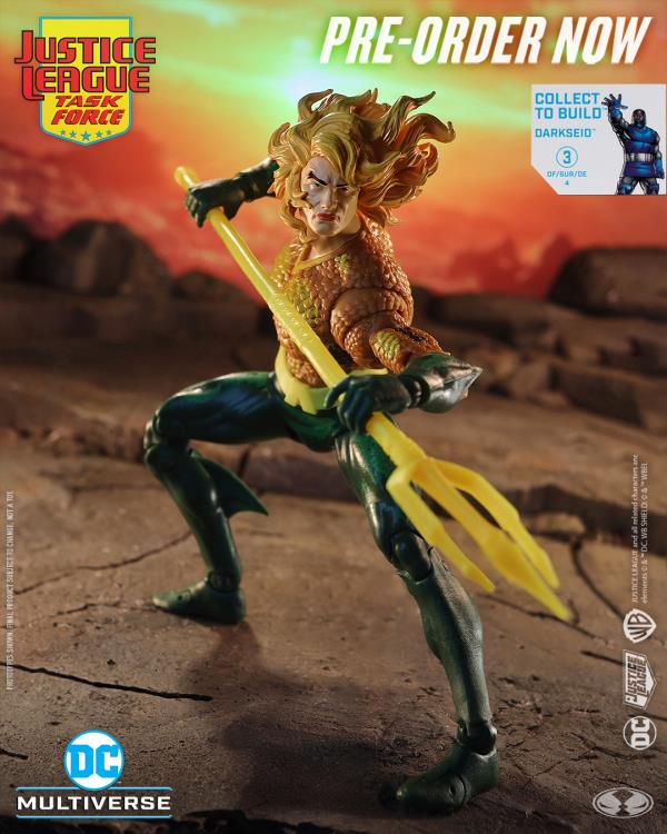 Justice League Task Force DC Multiverse Aquaman (Collect to Build: Darkseid) image 3