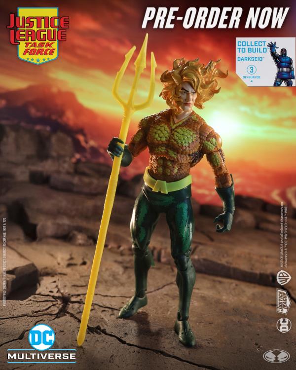 Justice League Task Force DC Multiverse Aquaman (Collect to Build: Darkseid) image 4