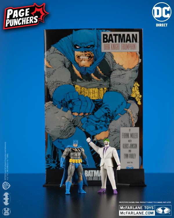 Batman: The Dark Knight Returns DC Page Punchers Batman and The Joker 3" Two-Pack with Comic image 8