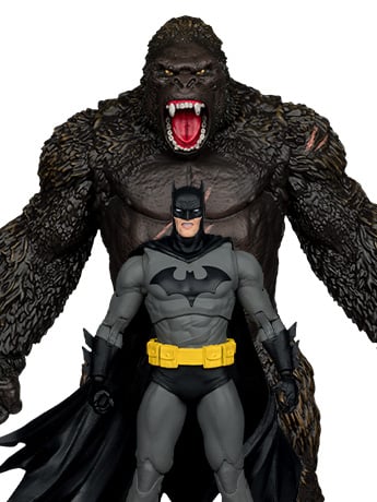 Justice League vs. Godzilla vs. Kong DC Multiverse Batman vs. Kong Two-Pack image 2