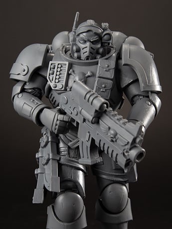 Warhammer 40,000 Ultramarines Lieutenant in Phobos Armor (Artist Proof) image 2