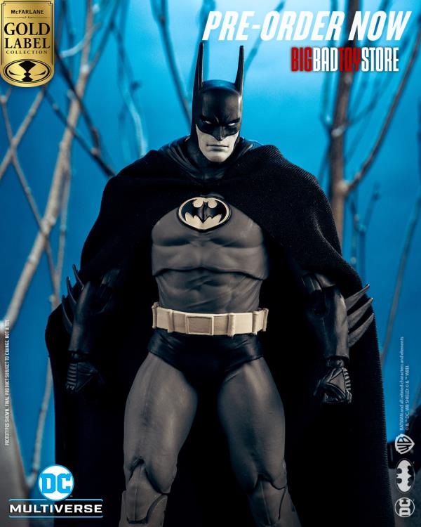 Batman: Year Two DC Multiverse Gold Label Batman BBTS Exclusive Limited Black & White Accent Edition image 5