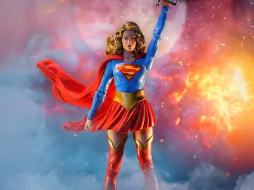 Supergirl: Woman of Tomorrow DC Page Punchers Supergirl with Comic