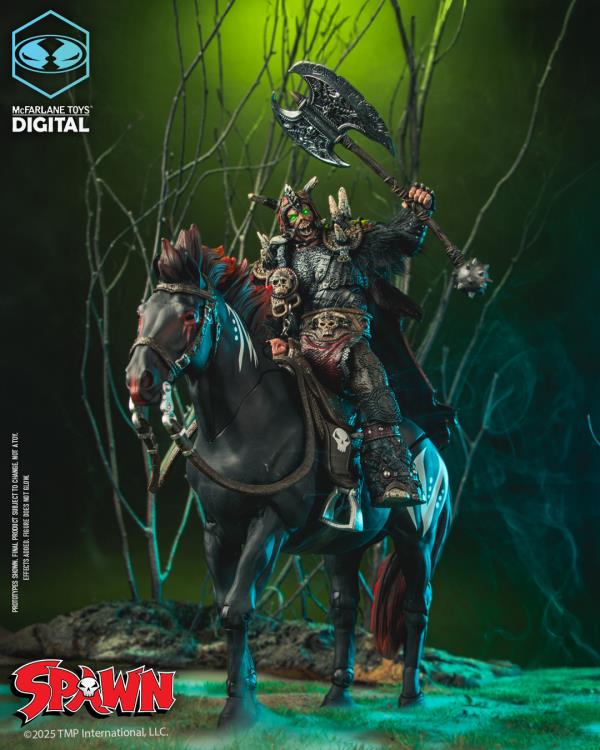 Spawn: The Dark Ages Spawn the Bloodaxe with Horse Two-Pack image 3