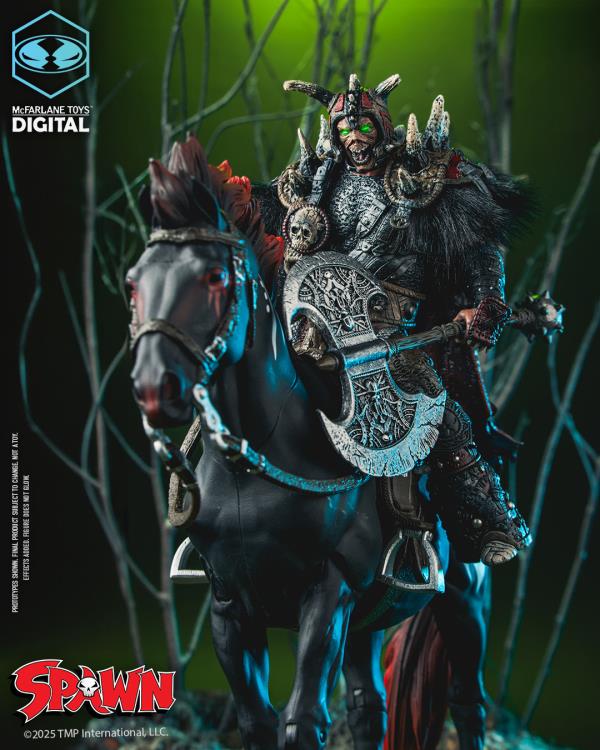 Spawn: The Dark Ages Spawn the Bloodaxe with Horse Two-Pack image 6