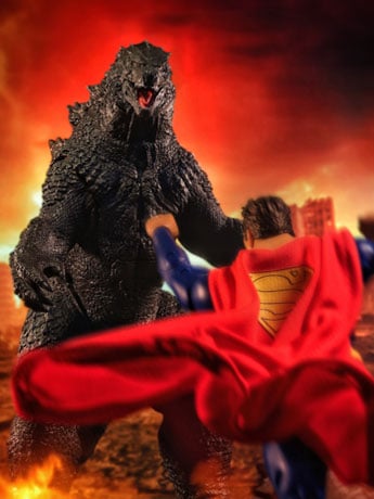 Justice League vs. Godzilla vs. Kong DC Multiverse Superman vs. Godzilla Two-Pack image 2