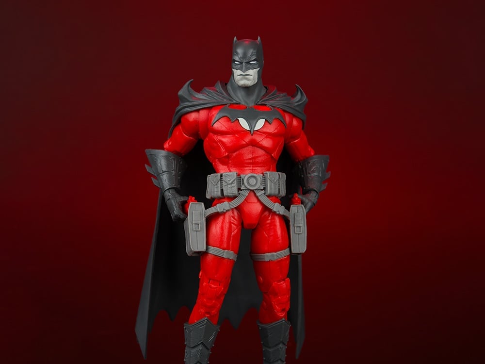Flashpoint DC Multiverse Batman (Thomas Wayne) BBTS Exclusive Limited Black & White Accent Edition image 1