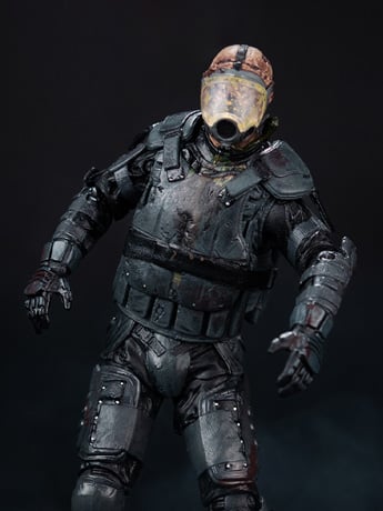 The Walking Dead (TV Series) Gas Mask Zombie image 2