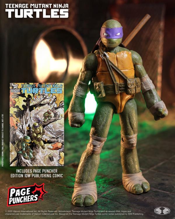 Teenage Mutant Ninja Turtles Page Punchers Donatello with Comic image 3