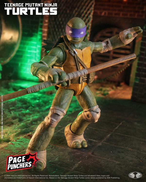 Teenage Mutant Ninja Turtles Page Punchers Donatello with Comic image 4