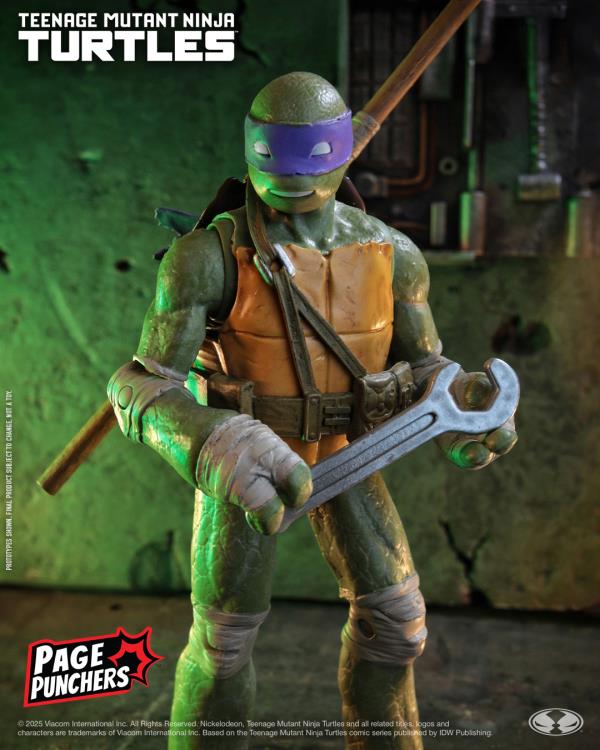 Teenage Mutant Ninja Turtles Page Punchers Donatello with Comic image 6