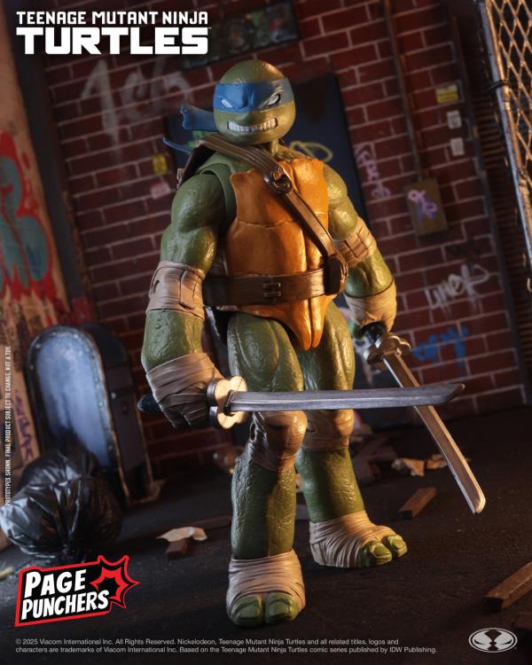 Teenage Mutant Ninja Turtles Page Punchers Leonardo with Comic image 5