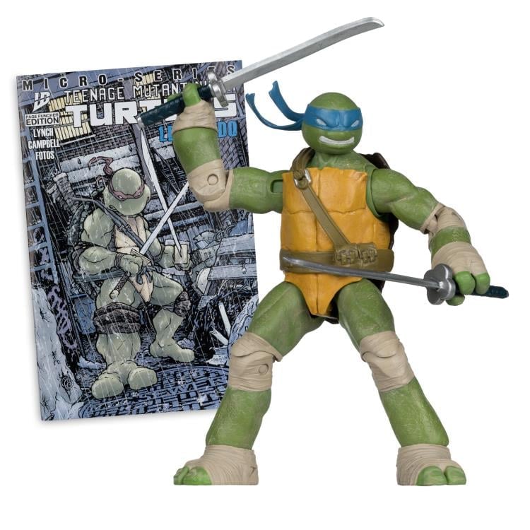 Teenage Mutant Ninja Turtles Page Punchers Leonardo with Comic image 7