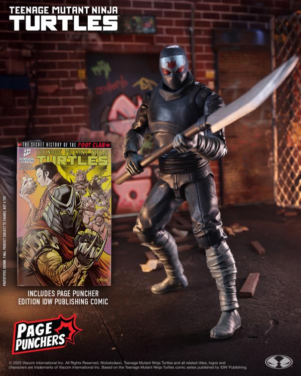 Teenage Mutant Ninja Turtles Page Punchers Foot Soldier with Comic image 3