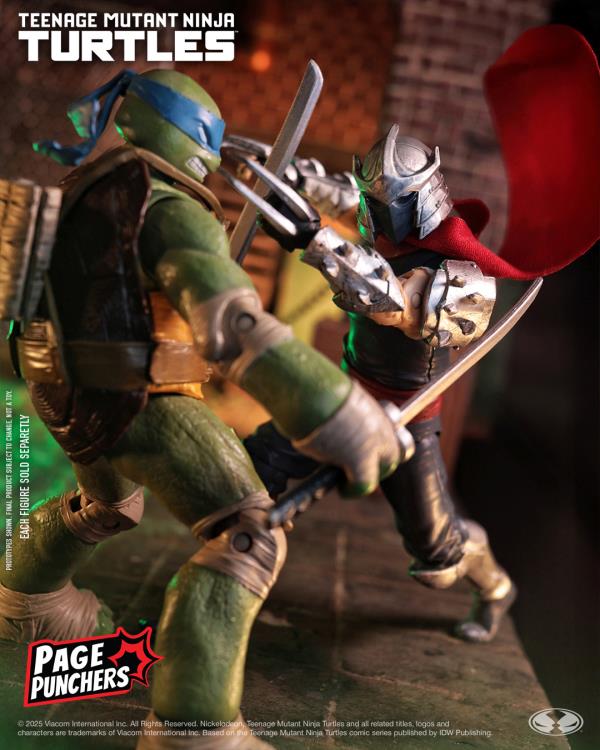 Teenage Mutant Ninja Turtles Page Punchers Shredder with Comic image 6