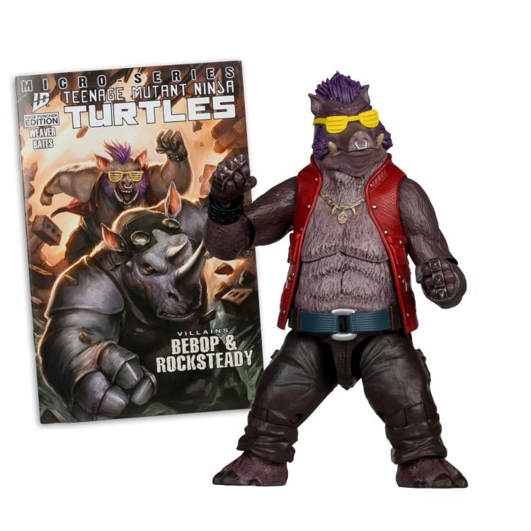 Teenage Mutant Ninja Turtles Page Punchers Bebop with Comic image 3