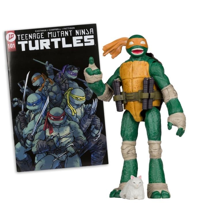 Teenage Mutant Ninja Turtles Page Punchers Michelangelo with Comic image 3