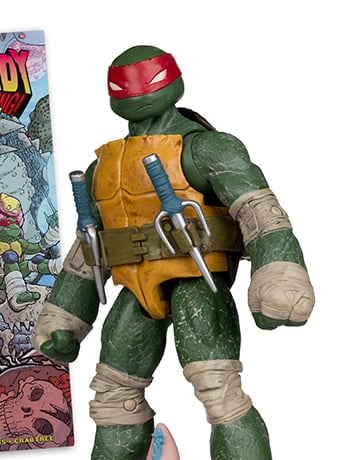 Teenage Mutant Ninja Turtles Page Punchers Raphael with Comic image 2