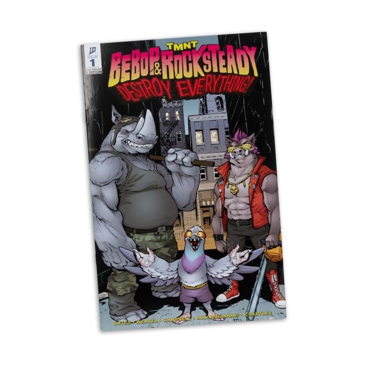 Teenage Mutant Ninja Turtles Page Punchers Rocksteady with Comic image 9