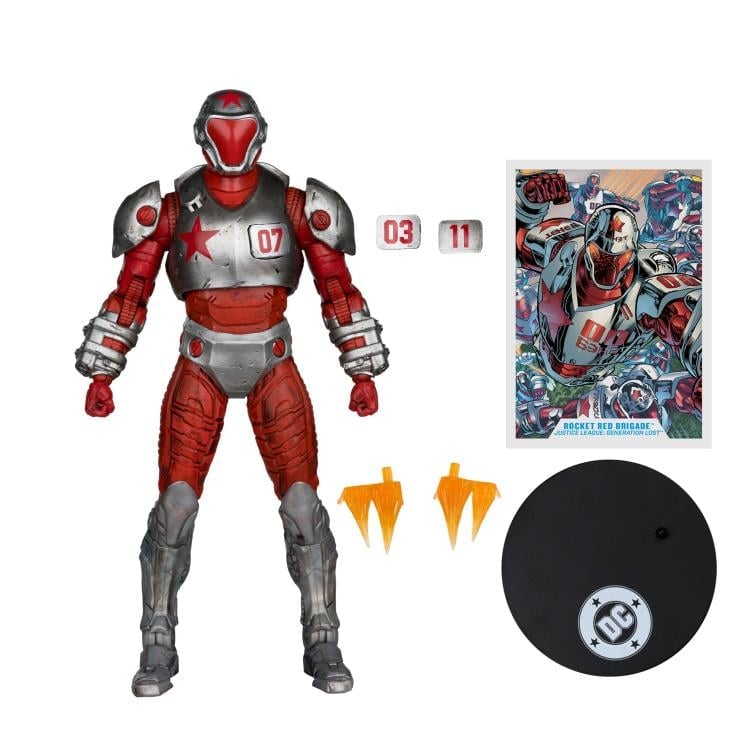Justice League: Generation Lost DC Multiverse Rocket Red Brigade image 7