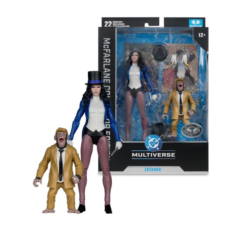 DC Classic DC Multiverse Collector Edition Zatanna with Detective Chimp Set (Chase) image 7