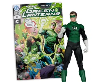 Green Lanterns #48 Page Punchers Green Lantern (Hal Jordan) with Comic