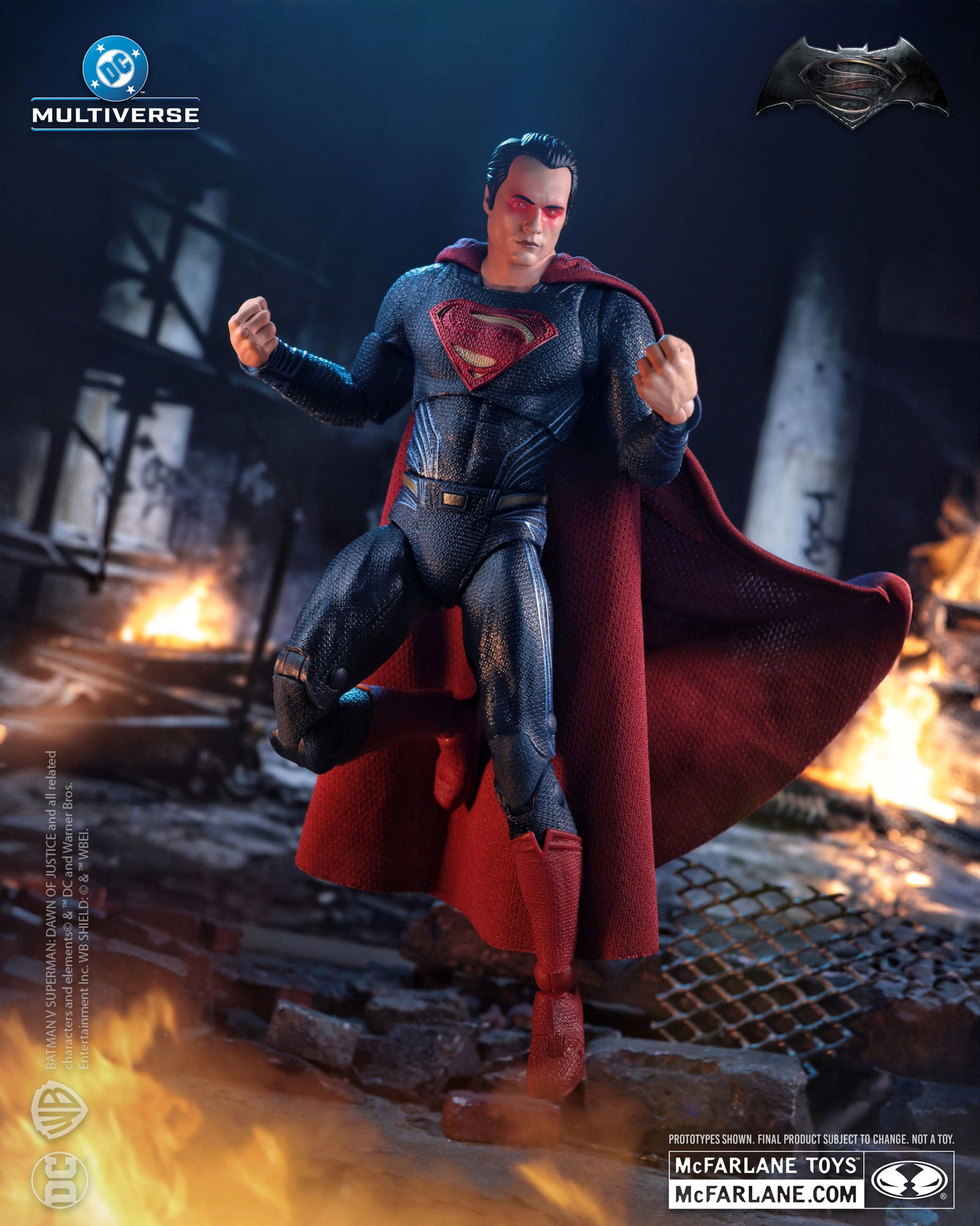 Batman v Superman: Dawn of Justice DC Multiverse Superman (Heat Vision Ver.) image 3