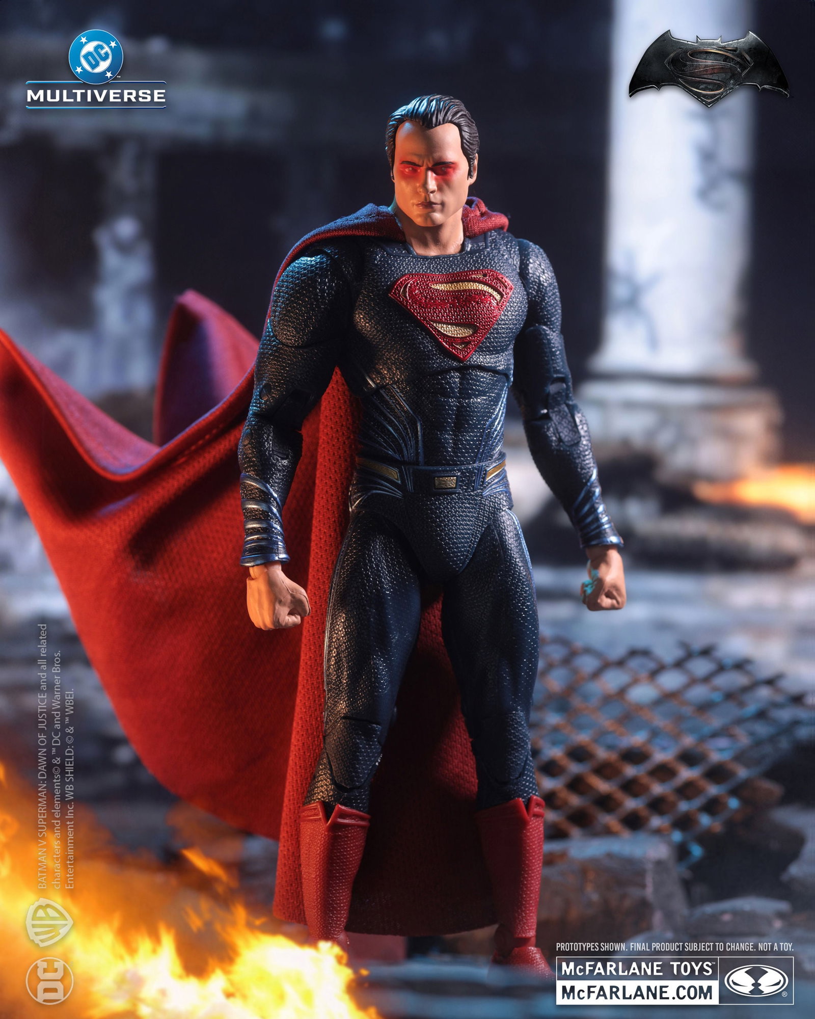 Batman v Superman: Dawn of Justice DC Multiverse Superman (Heat Vision Ver.) image 4