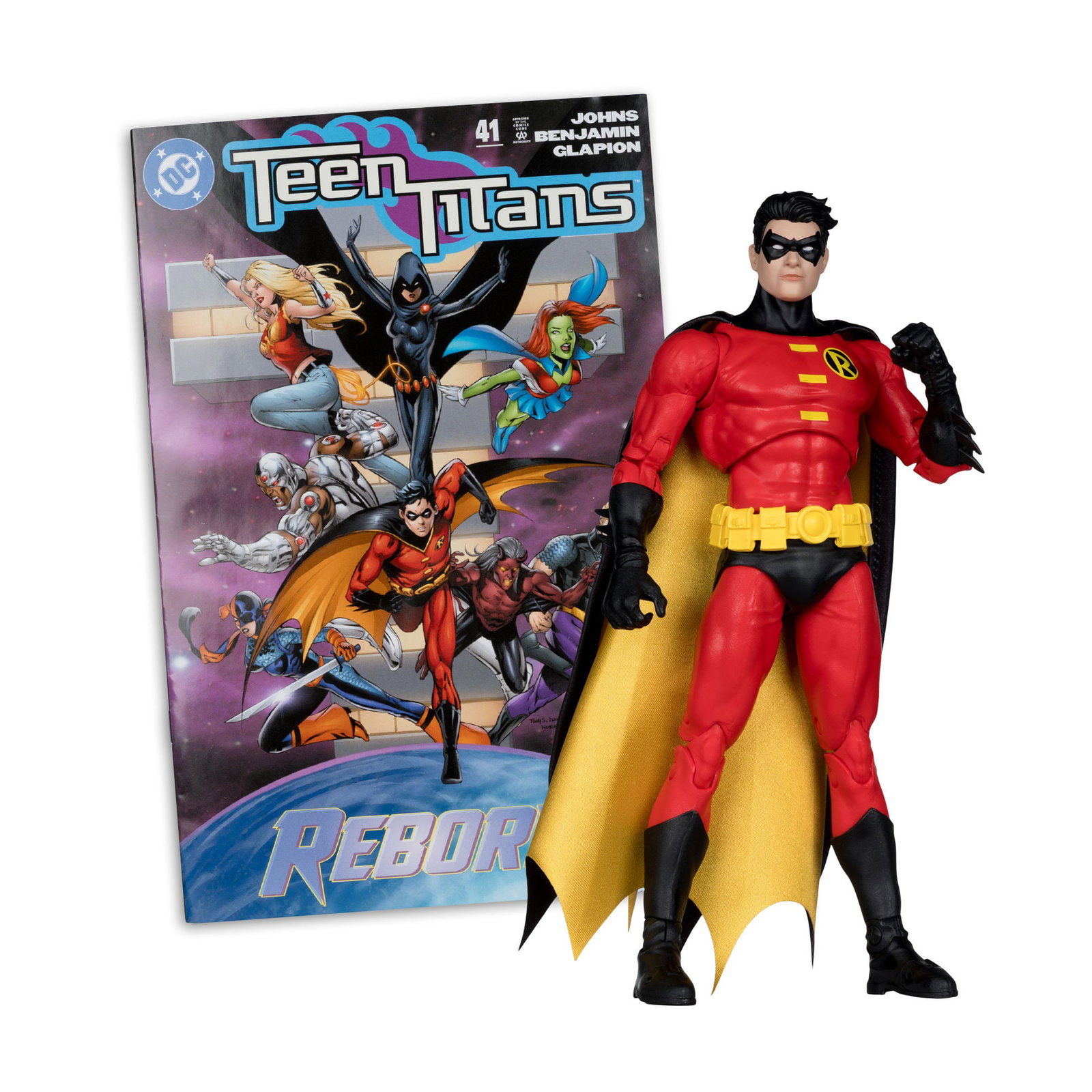 Teen Titans #41 Page Punchers Robin (Tim Drake) with Comic image 3
