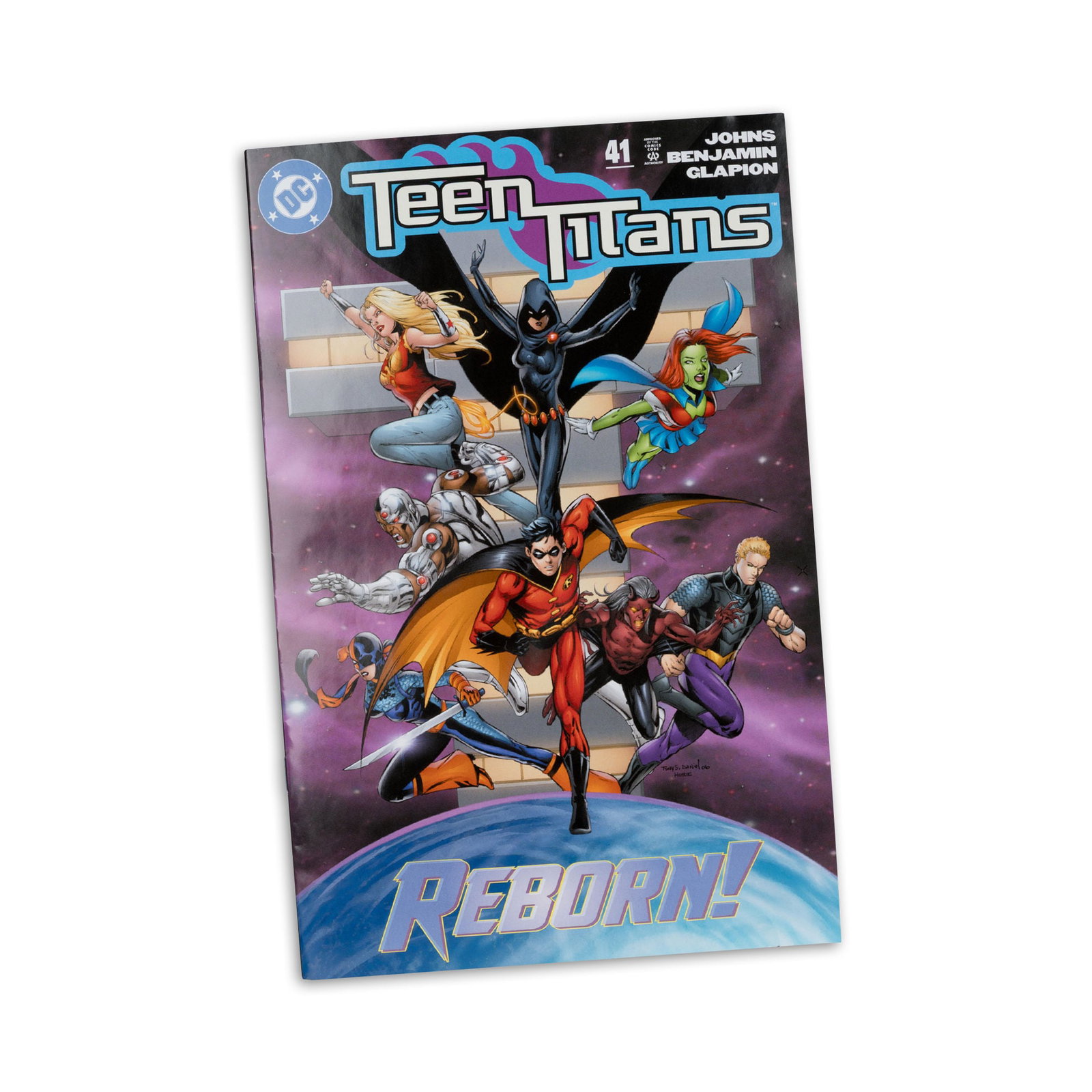 Teen Titans #41 Page Punchers Robin (Tim Drake) with Comic image 7