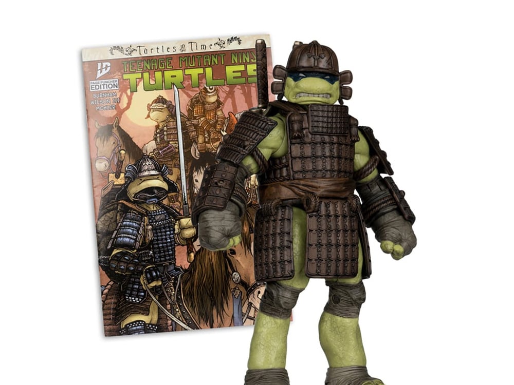 Teenage Mutant Ninja Turtles: Turtles in Time Page Punchers Leonardo with Comic image 1