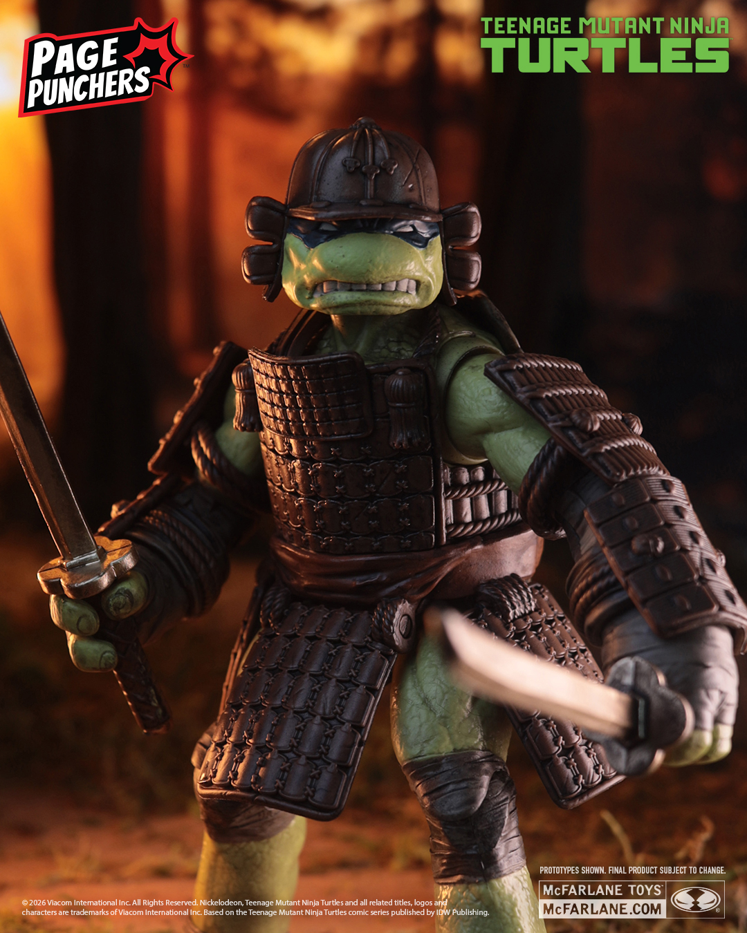 Teenage Mutant Ninja Turtles: Turtles in Time Page Punchers Leonardo with Comic image 4