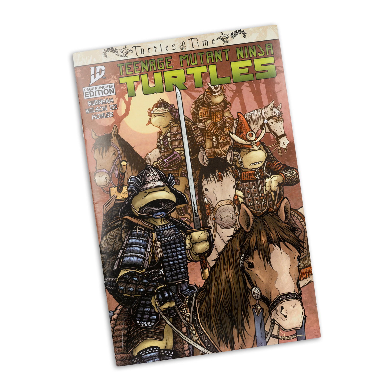 Teenage Mutant Ninja Turtles: Turtles in Time Page Punchers Leonardo with Comic image 8