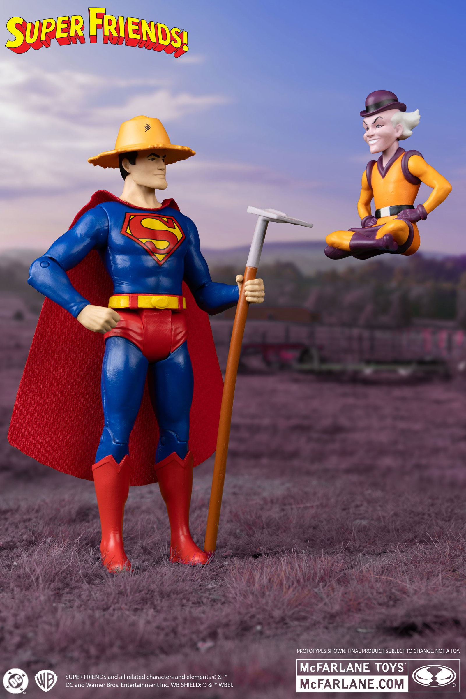 Super Friends DC Retro Farmer Superman and Mr. Mxyzptlk Two-Pack image 4