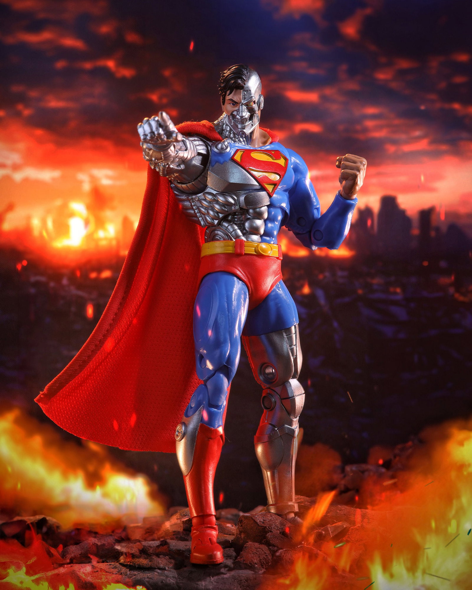The Return of Superman DC Multiverse McFarlane Vault Collection Cyborg Superman image 3