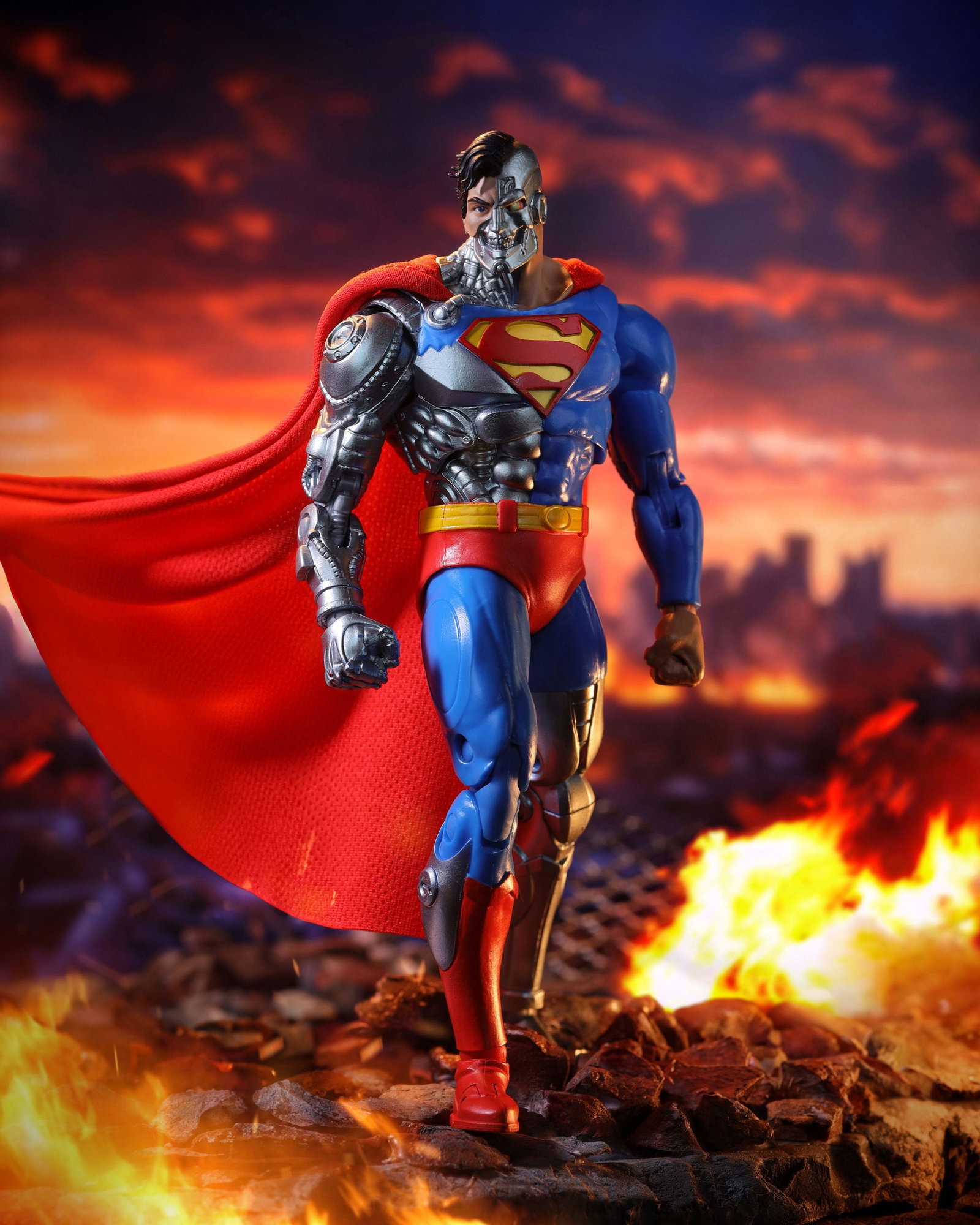 The Return of Superman DC Multiverse McFarlane Vault Collection Cyborg Superman image 4