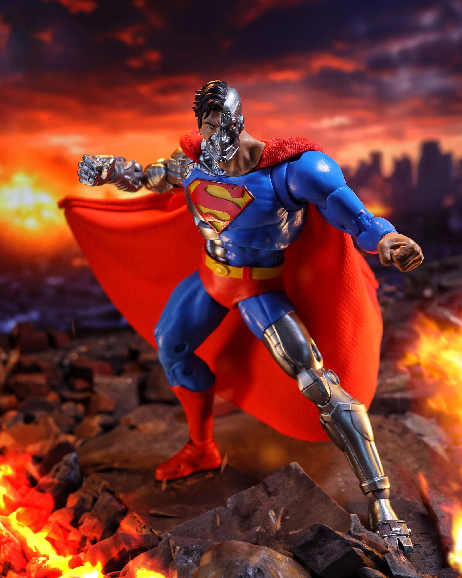 The Return of Superman DC Multiverse McFarlane Vault Collection Cyborg Superman image 5