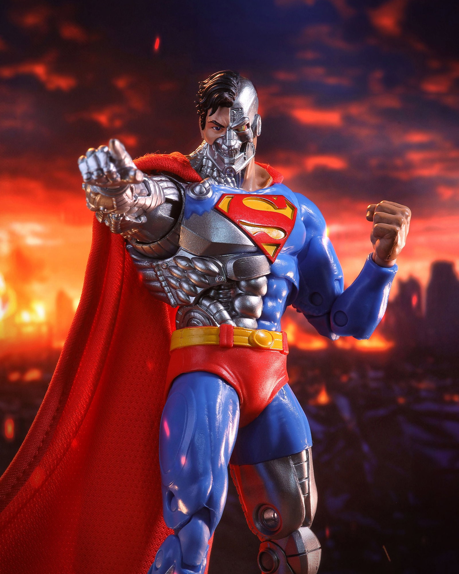 The Return of Superman DC Multiverse McFarlane Vault Collection Cyborg Superman image 6
