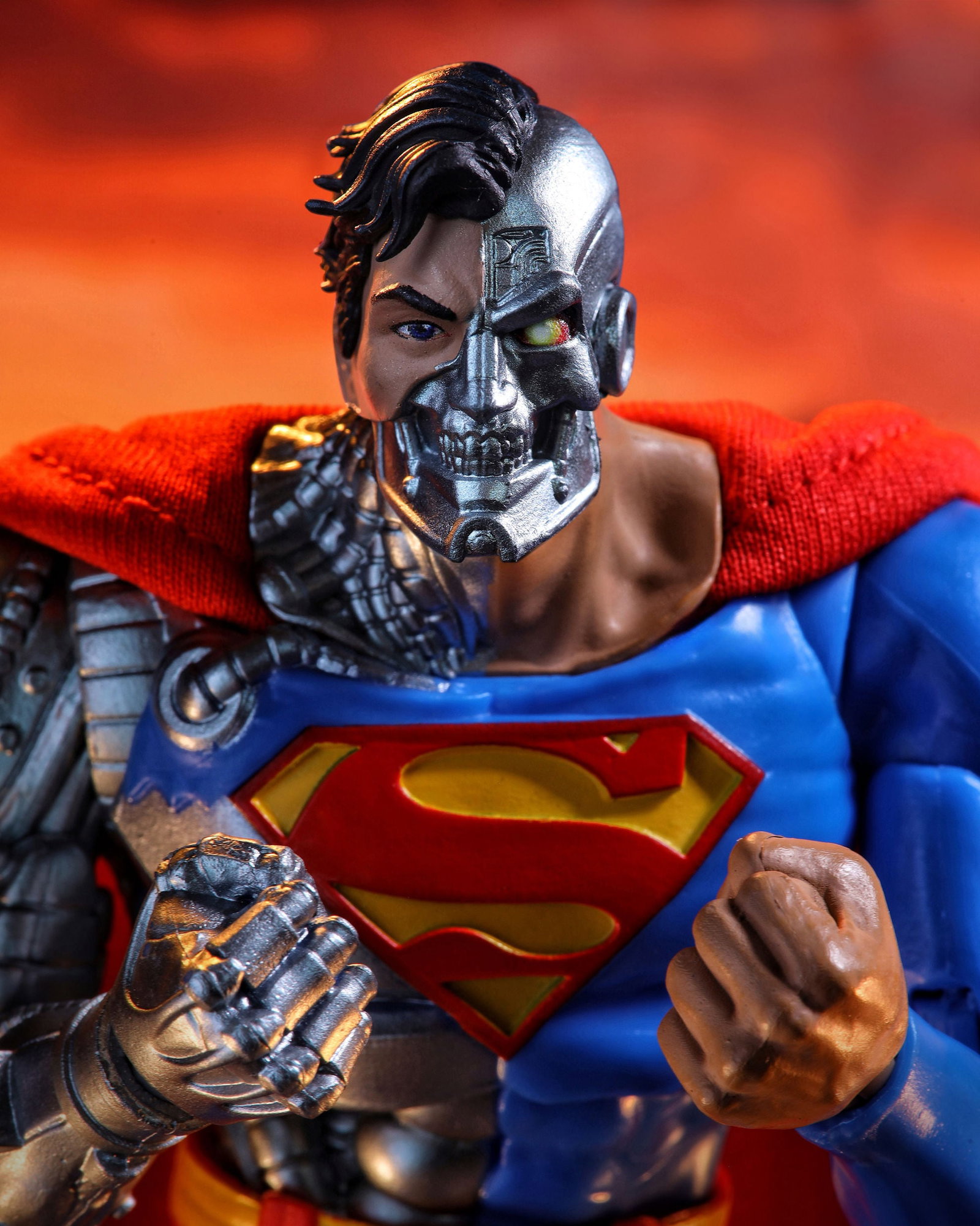 The Return of Superman DC Multiverse McFarlane Vault Collection Cyborg Superman image 7